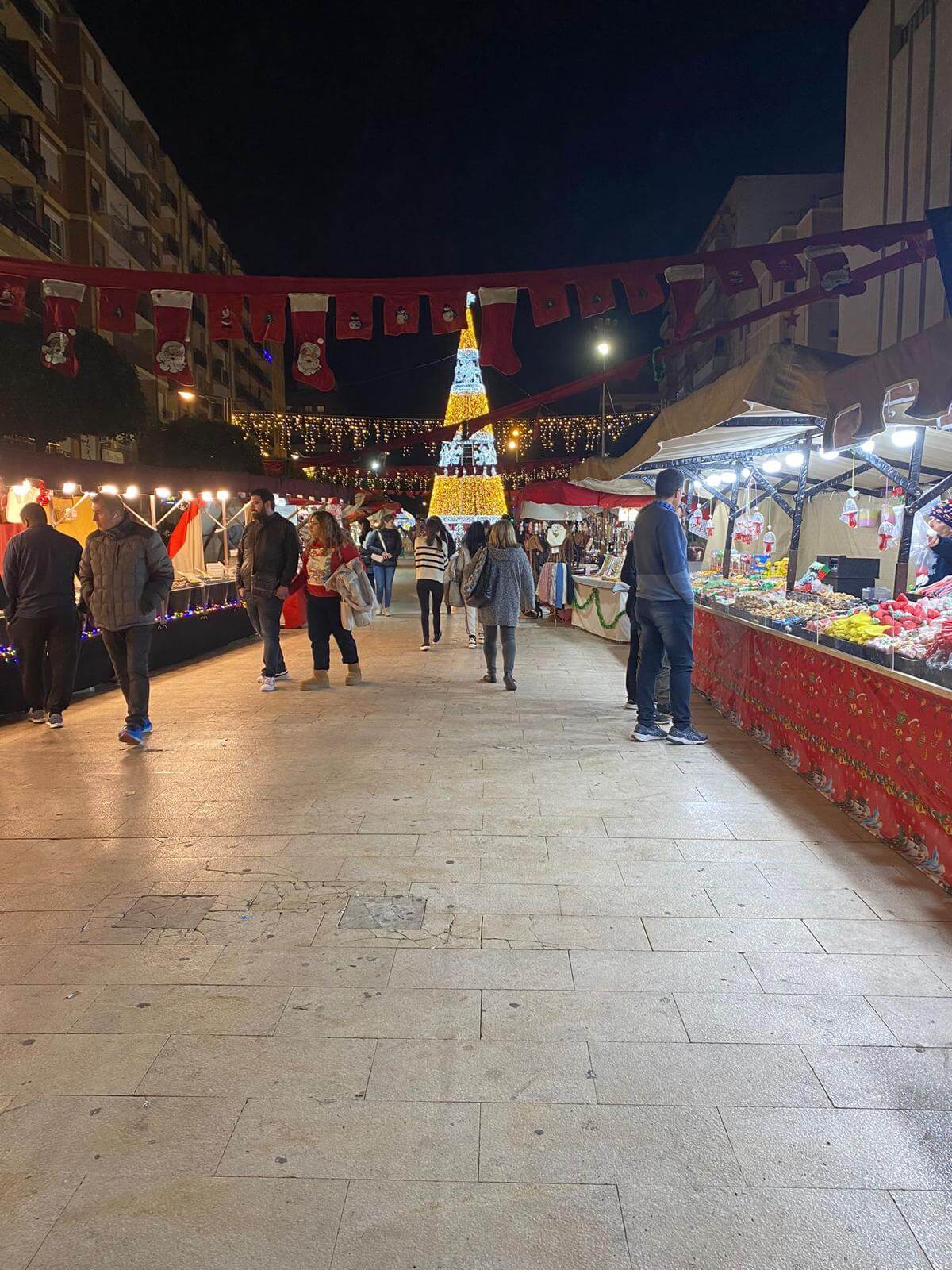 Proyecto e Inspección instalaciones Mercado Navidad