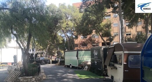 Proyecto e Inspección de puestos de venta ambulante