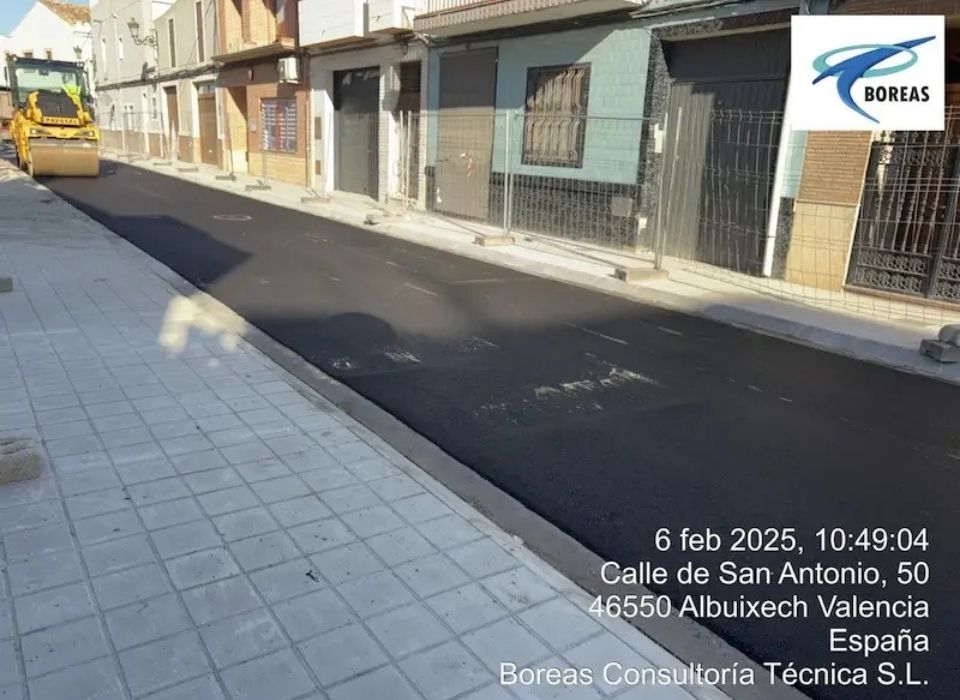 Dirección Obra y Coordinación de seguridad y salud calles Albuixech